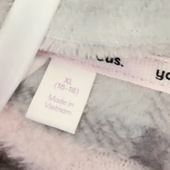 Pink and Gray Plaid Blanket - Picture 3 of 6